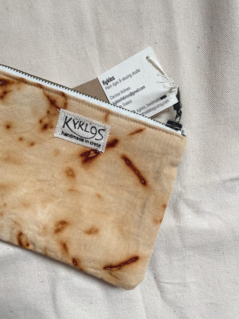 logwood & rust pouch