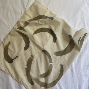 Pomegranate Painted Bandana - Image 1