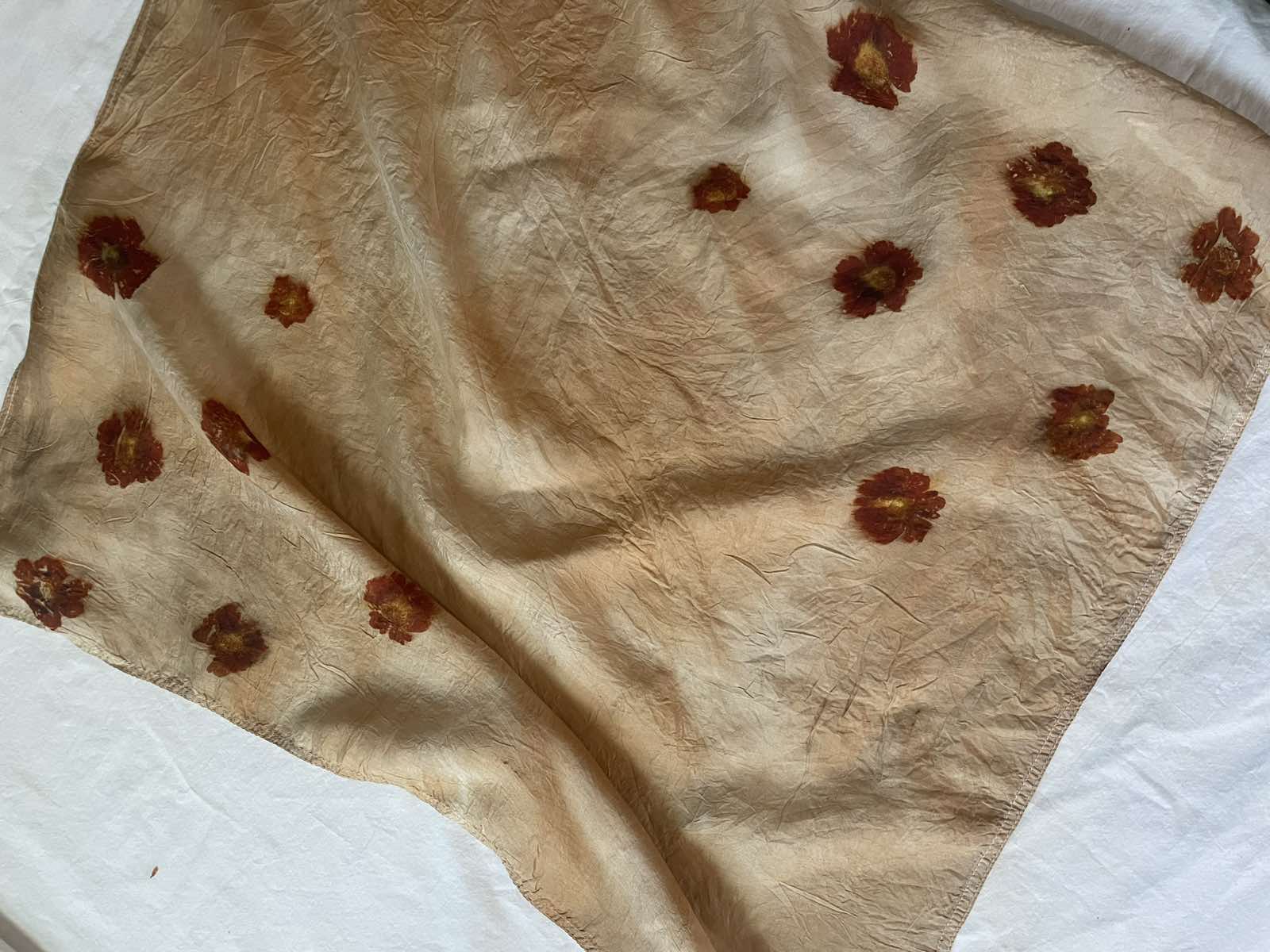 silk flower bandana - Image 3