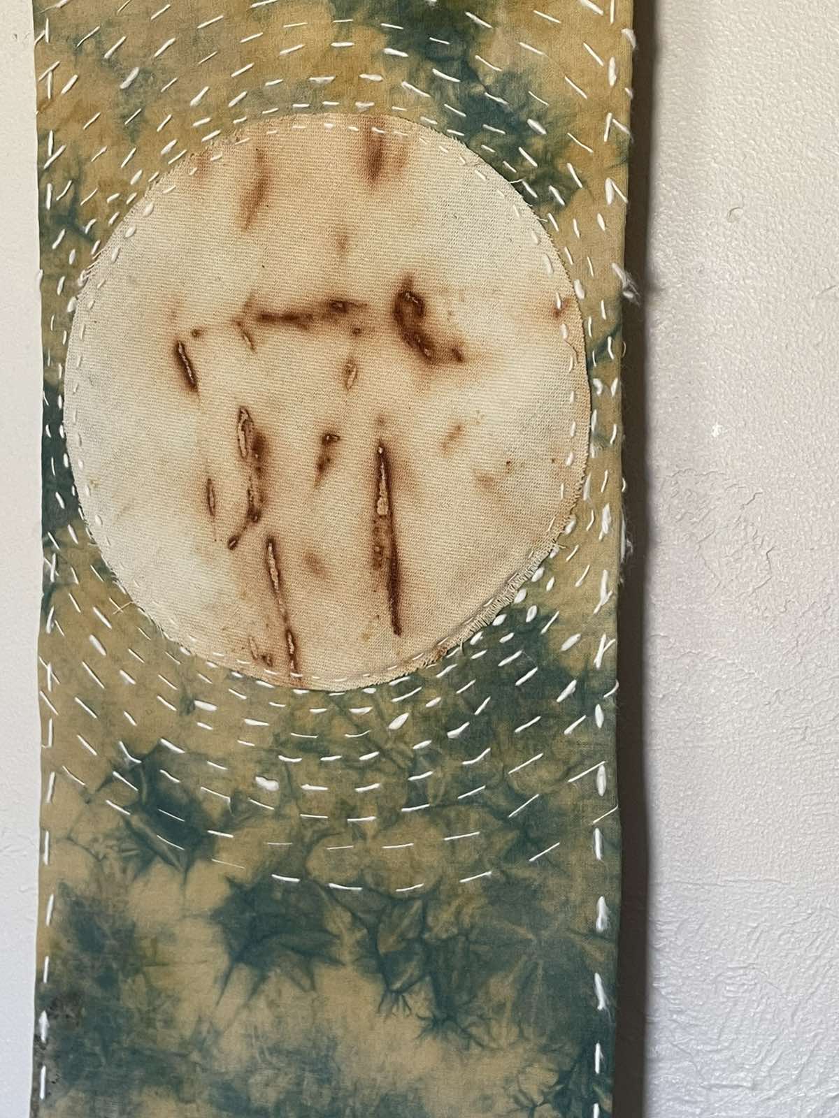 indigo and rust wall hanging - Image 2