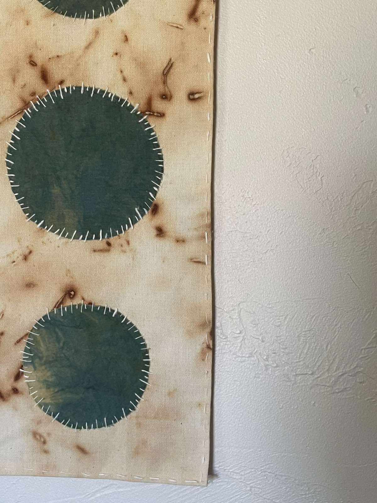 indigo and rust wall hanging - Image 2